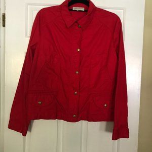 Women's Jones‎ New York Sports Size XL Red Jacket